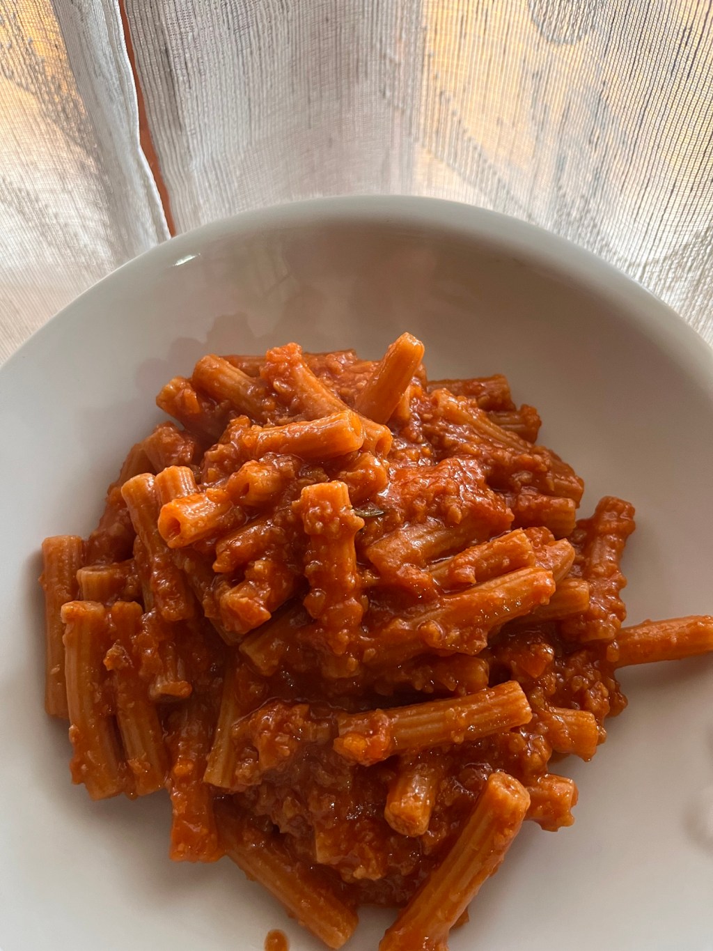 PASTA CON RAGU’ DI&nbsp;SEITAN