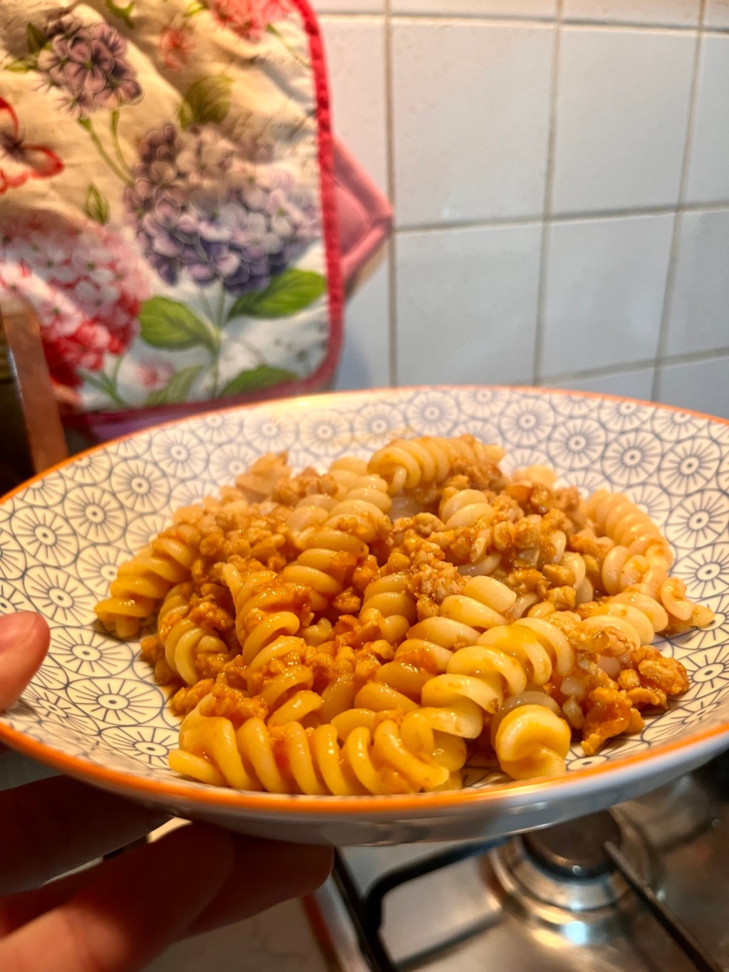 FUSILLI CON RAGU’ DI SOIA